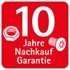 10 Jahre Nachkauf Garantie