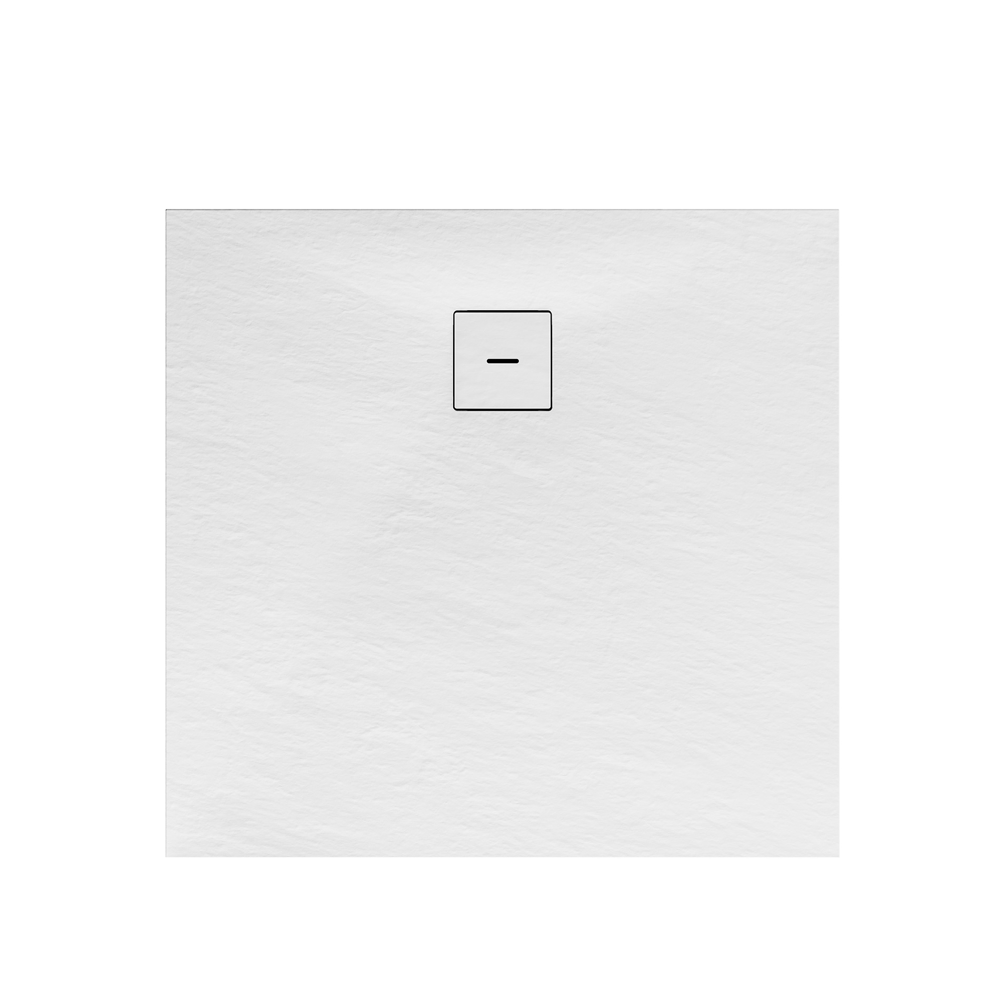 Duschwanne, Mineralguss, flach, weiß, quadratisch, 90 x 90 x 4 cm + product picture