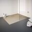 Beige Duschwanne aus Mineralguss
