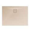 Beige Duschwanne aus Mineralguss
