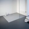 Duschwanne aus Mineralguss mit Ablauf