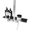 Duschkopf mit Ablage, Shampoo, Bodylotion und Creme