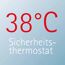 Duschsystem 'DuschMaster Rain III Modern' mit Thermostat und Ablage, rund, 111 cm