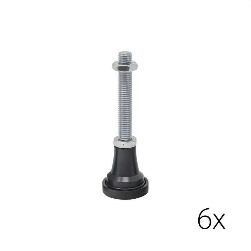 Duschwannenfüße verstellbar, 6 Stück