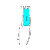Dichtung für 5, 6, 8 mm Glasstärke