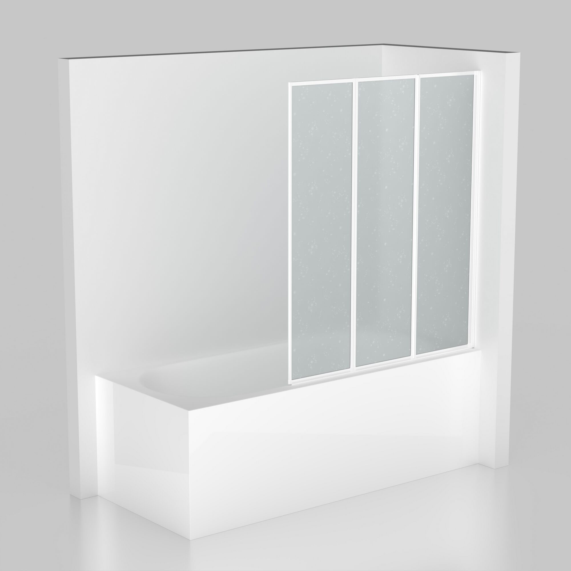 Badewanne mit Duschabtrennung MALO