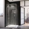 Duschkabine mit Regendusche und Handbrause