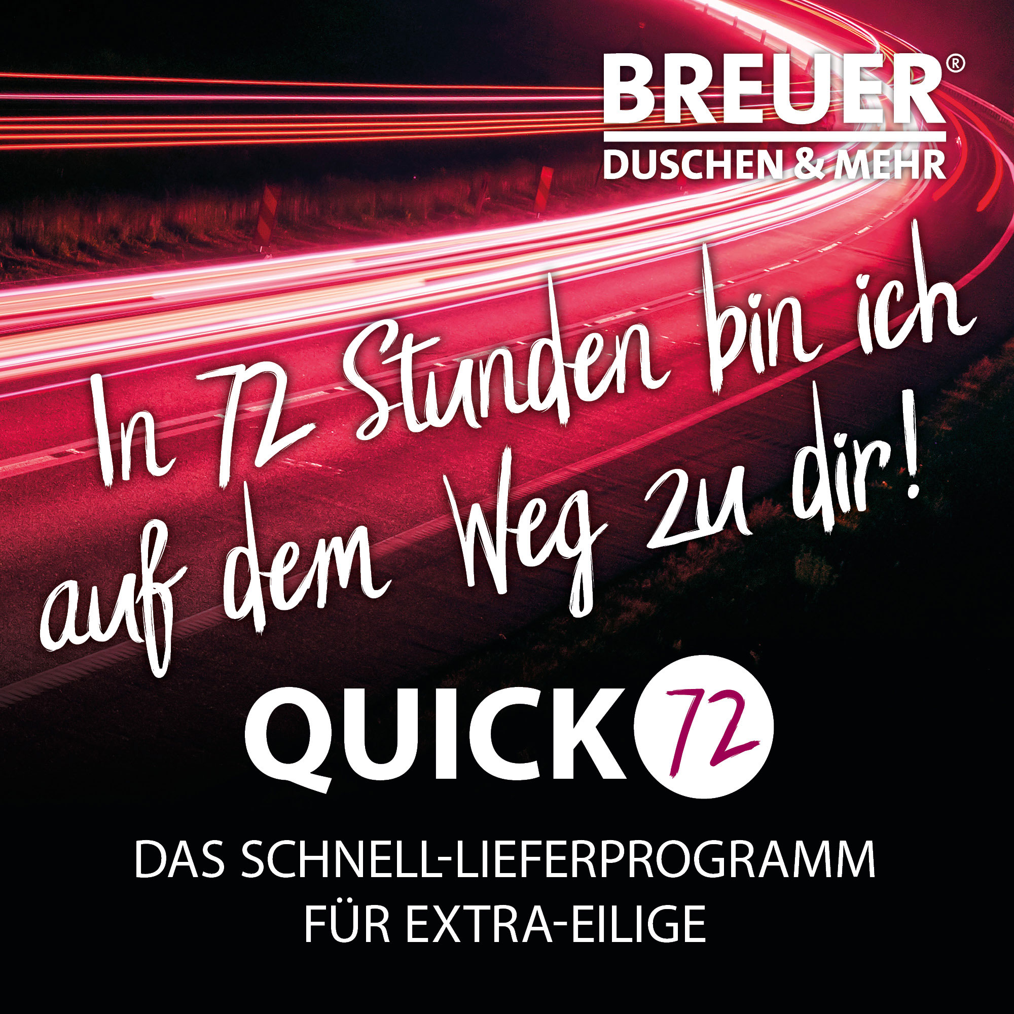Duschrückwand 'Quick72' silbergrau 90 x 210 cm + product picture