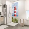 Duschrückwand 'DecoDesign' Leuchtturm 210 x 90 cm
