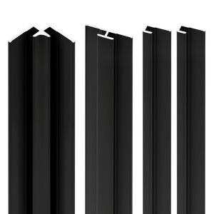 Profilset 'DecoDesign' schwarz 210 cm Aluminium