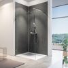 Duschrückwand 'DecoDesign' Softtouch Stein Anthrazit, 150 x 255 cm