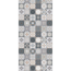 Verkleinertes Bild von Duschrückwand Fliesenoptik mediterranes Design grau/weiß/beige 100 x 210 cm