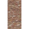Nahaufnahme einer roten Backsteinwand