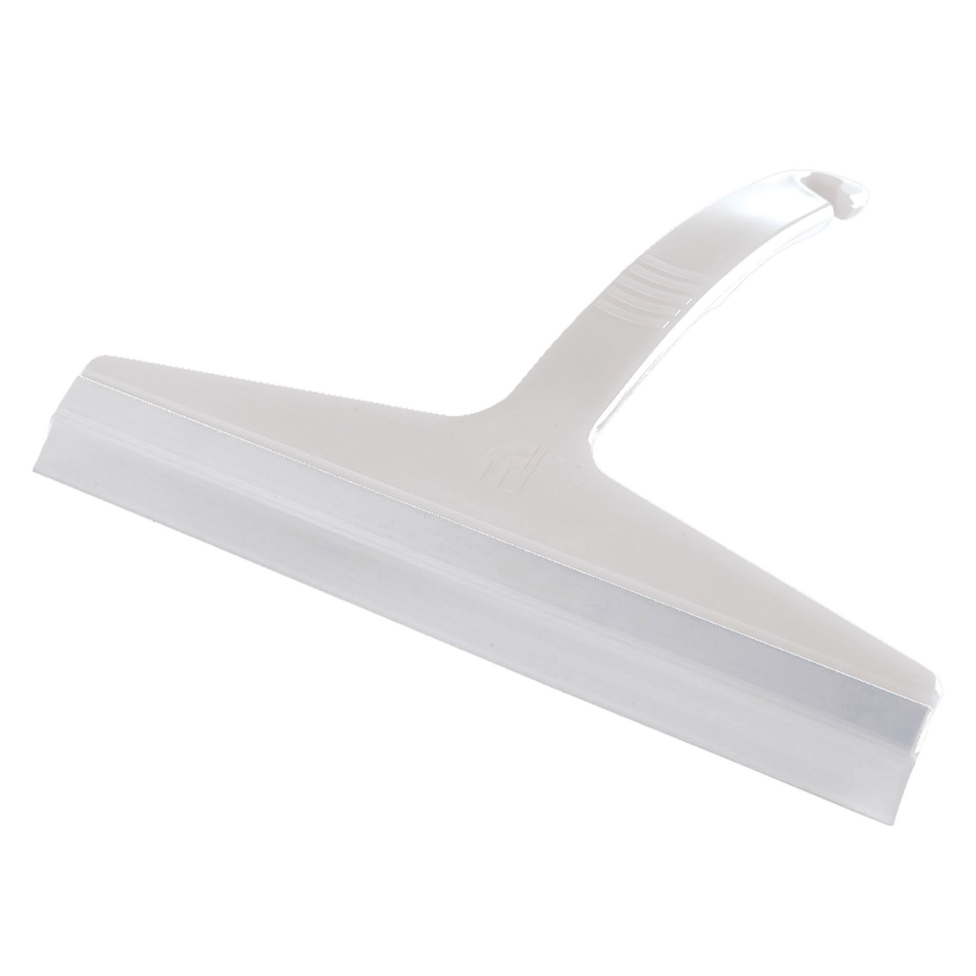 Weißer Glasabzieher