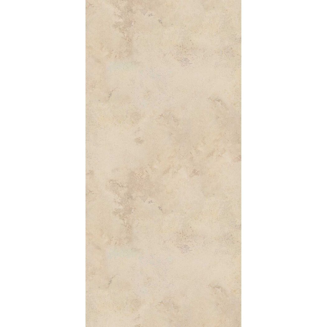 Beige Duschrückwand mit Marmor-Optik