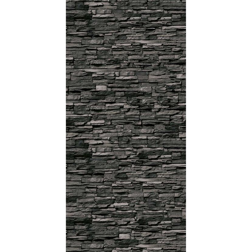 Dunkelgraue Steinwand