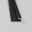 Verkleinertes Bild von Abschlussprofil für Rückwandplatten, eckig, schwarz matt, 2100 mm