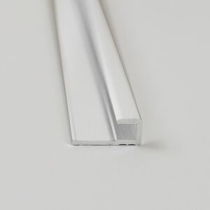 Abschlussprofil für Rückwandplatten, eckig, weiß, 2100 mm