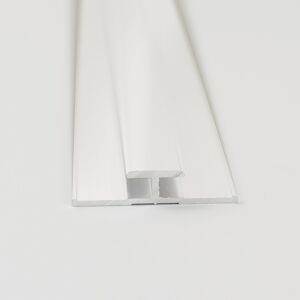 Verbindungsprofil für Rückwandplatten, weiß, 2100 mm