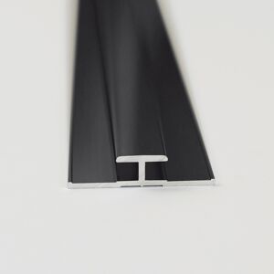 Verbindungsprofil für Rückwandplatten, schwarz matt, 2100 mm
