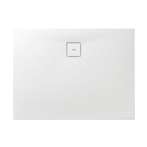 Duschwanne 'Modern Line Steinoptik' Mineralguss weiß 90 x 100 x 4 cm