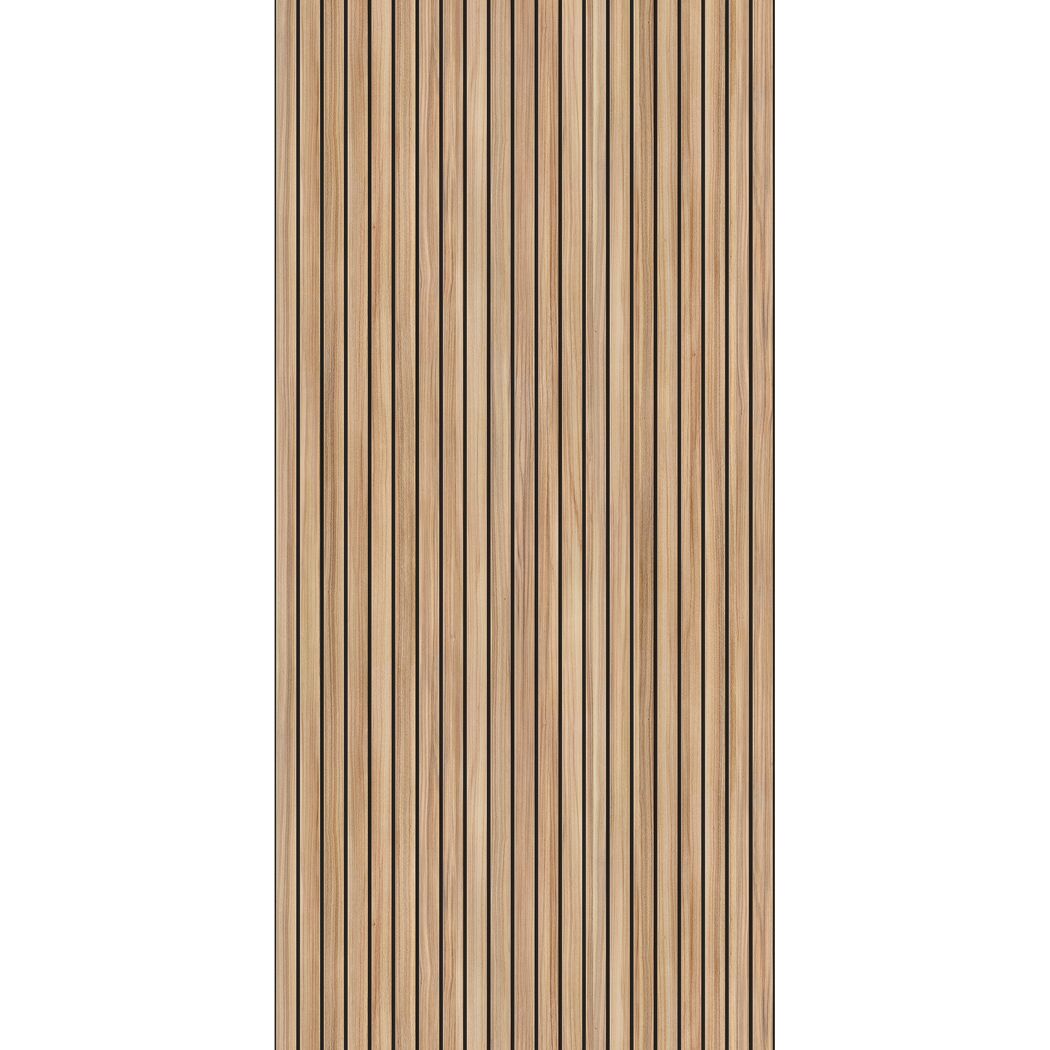 Duschrückwand 'DecoDesign' Lärche Japandi, vertikal 150 x 255 cm