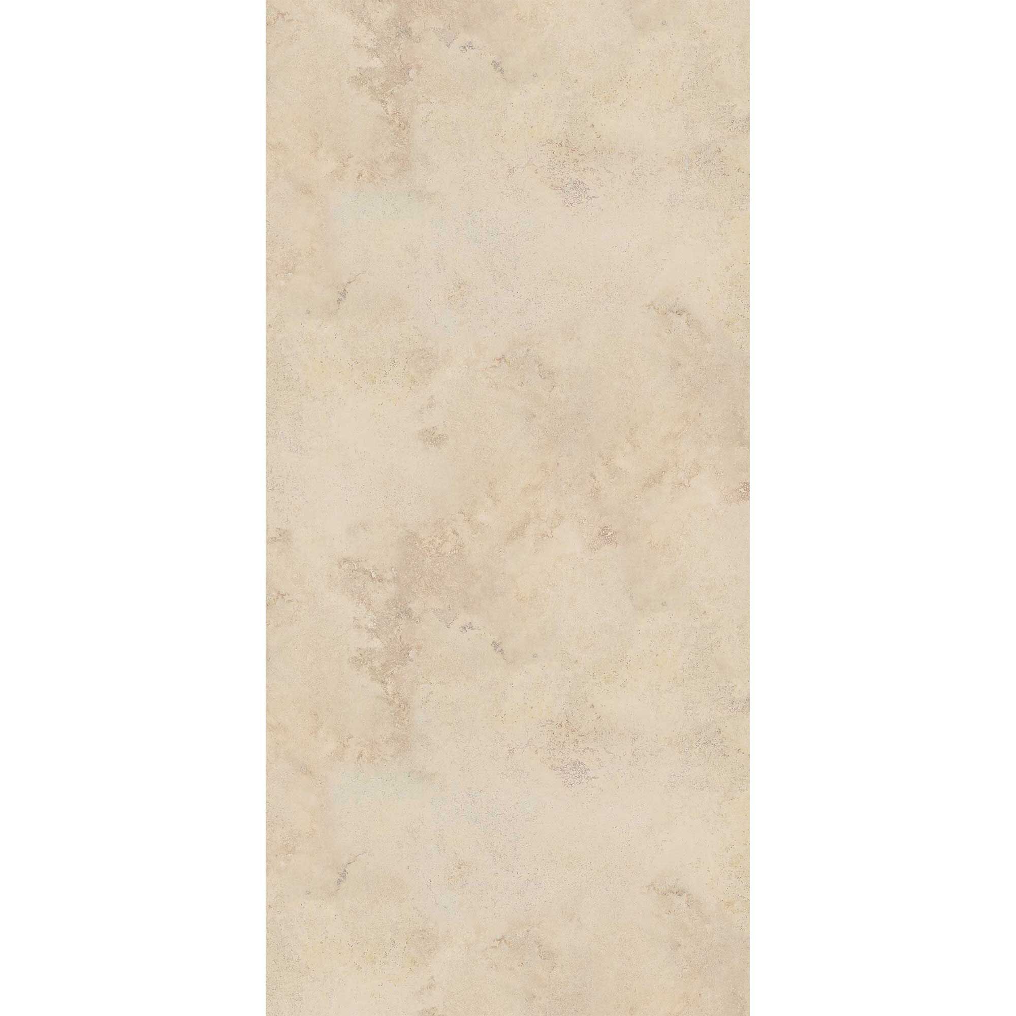 Beige Duschrückwand aus Sandstein