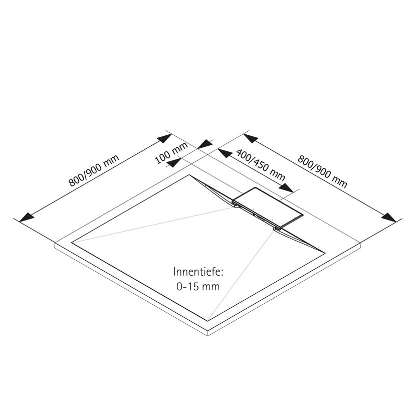 DWM-Tec Steinstru EP Rechteck, Maße