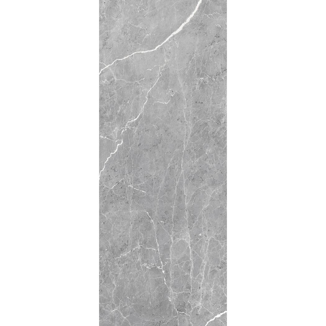 Duschrückwand 'DecoDesign' Softtouch Stein Marmor-Grau 100 x 255 cm