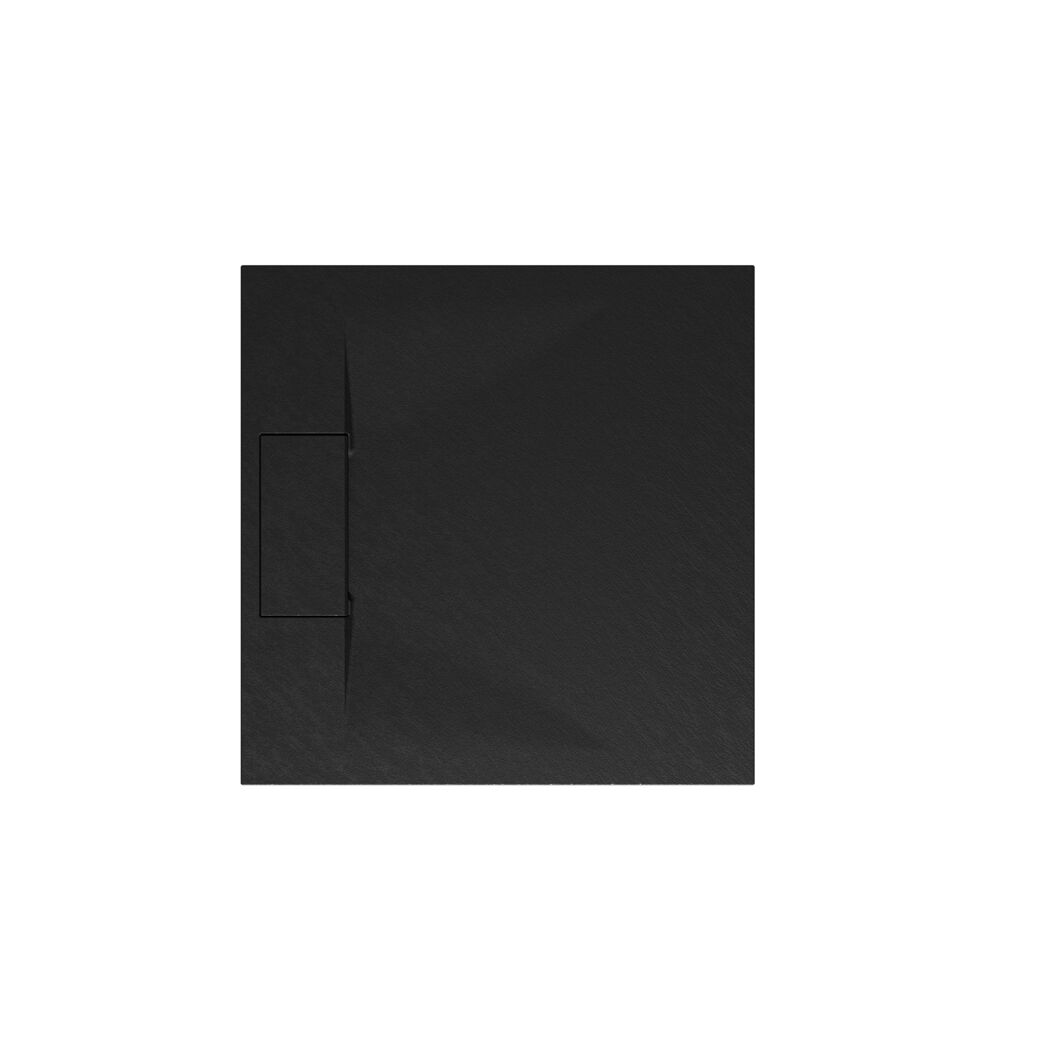 Schwarze Duschwanne Lite Line Q