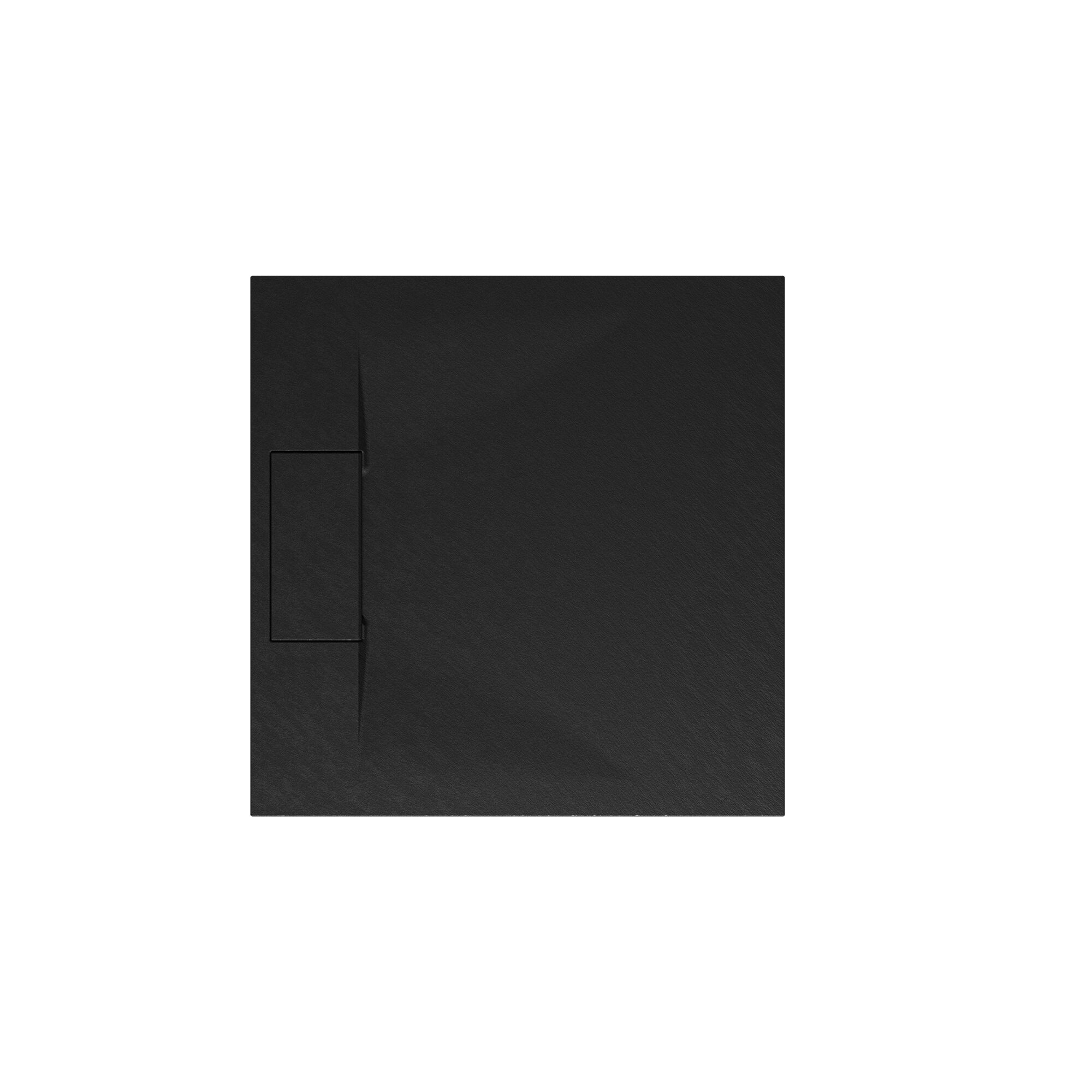 Schwarze Duschwanne LiteLine Q-Wanne