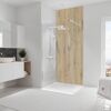 Duschrückwand 'DecoDesign' Dekor Holz Landhaus 100 x 255 cm