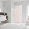 Duschrückwand 'DecoDesign' Dekor Putzoptik-Beige 100 x 210 cm