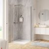 Duschkabine mit Regendusche und Duschablage