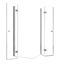 Duschabtrennung mit zwei Türen
