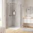 Duschkabine mit Regendusche und Handbrause