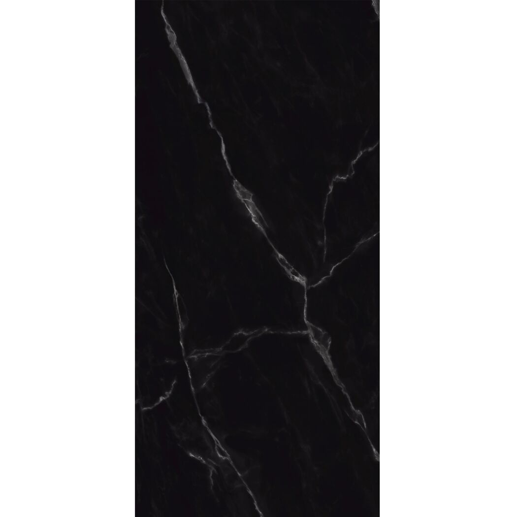 Schwarze Marmorplatte mit weißen Adern