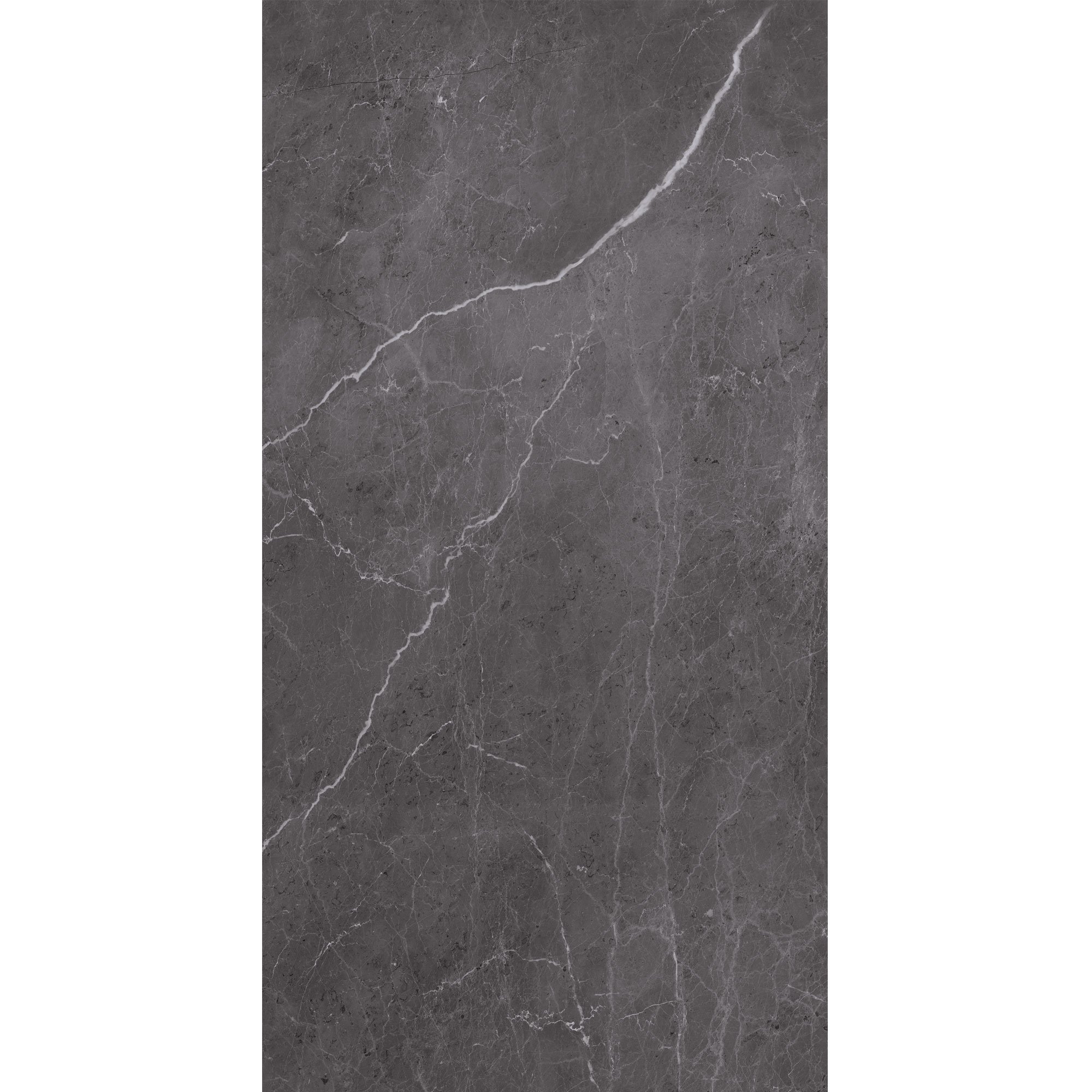 Rückwand 'Marmor Anthrazit-Weiß' seidenmatt 100 x 255 cm + product picture