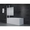 Badewanne mit Duschabtrennung White Stripes