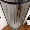 Glasdusche mit Regendusche