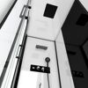 Duschkabine 'Galedo Loft' mattschwarz 170 x 90 x 207,05 cm