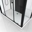 Duschkabine 'Galedo Loft' mattschwarz 170 x 90 x 207,05 cm