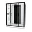 Duschkabine 'Galedo Loft' mattschwarz 170 x 90 x 207,05 cm
