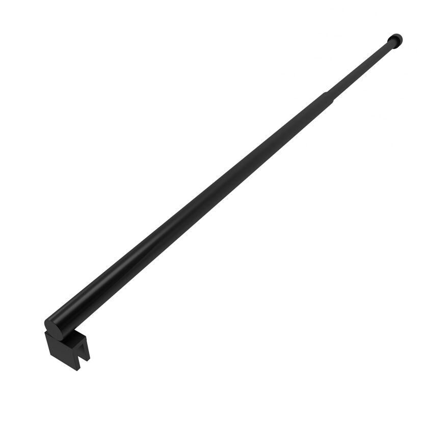 Schwarze Haltestange Parma