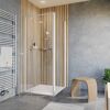 Duschkabine mit Regendusche und Handbrause