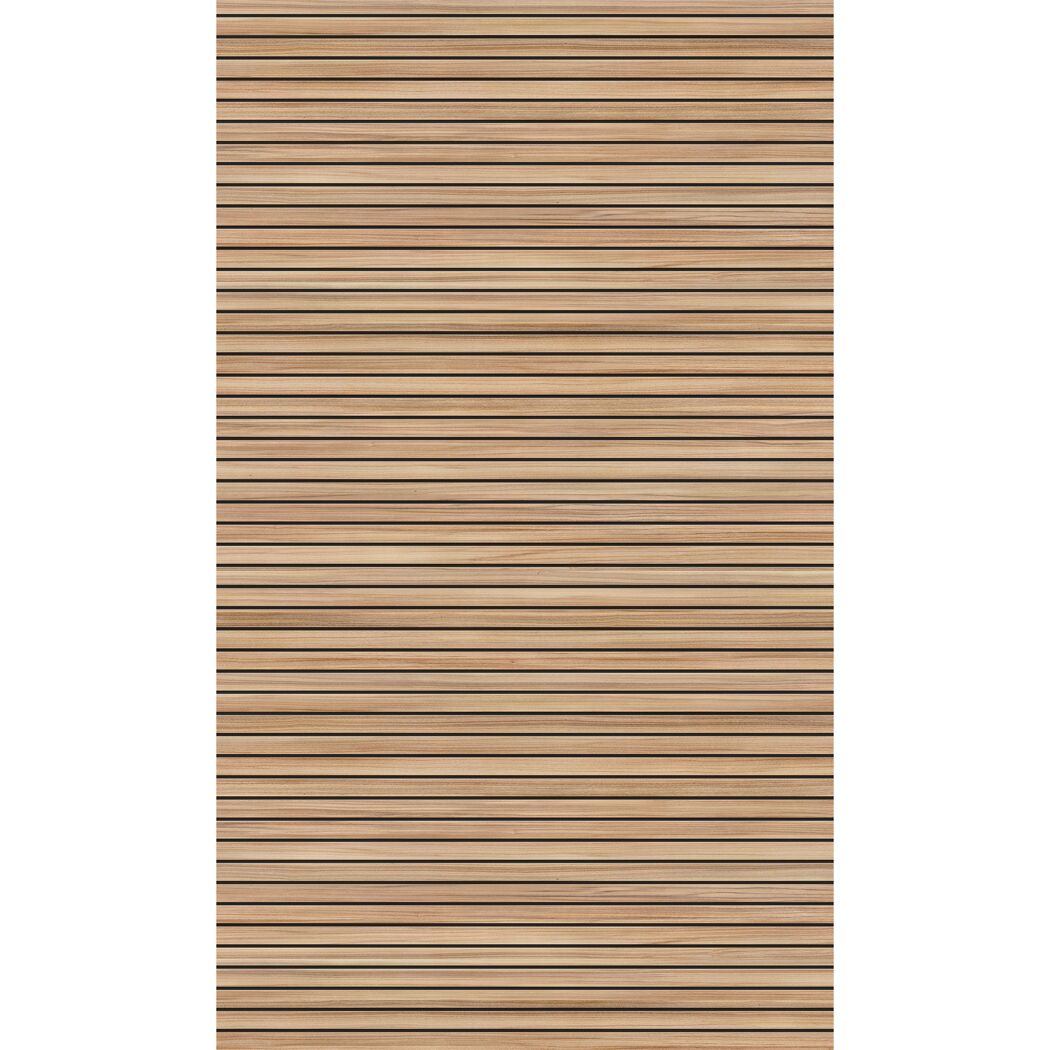 Duschrückwand 'DecoDesign' Lärche Japandi 150 x 255 cm