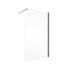 Walk-In-Duschwand 'Alexa Style 2.0' Kupferoptik 200 x 90 cm