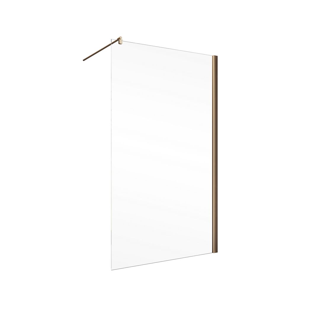 Walk-In-Duschwand 'Alexa Style 2.0' Kupferoptik 200 x 90 cm