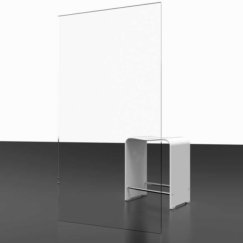 Walk-In-Duschwand 'Alexa Style 2.0' Kupferoptik 200 x 90 cm