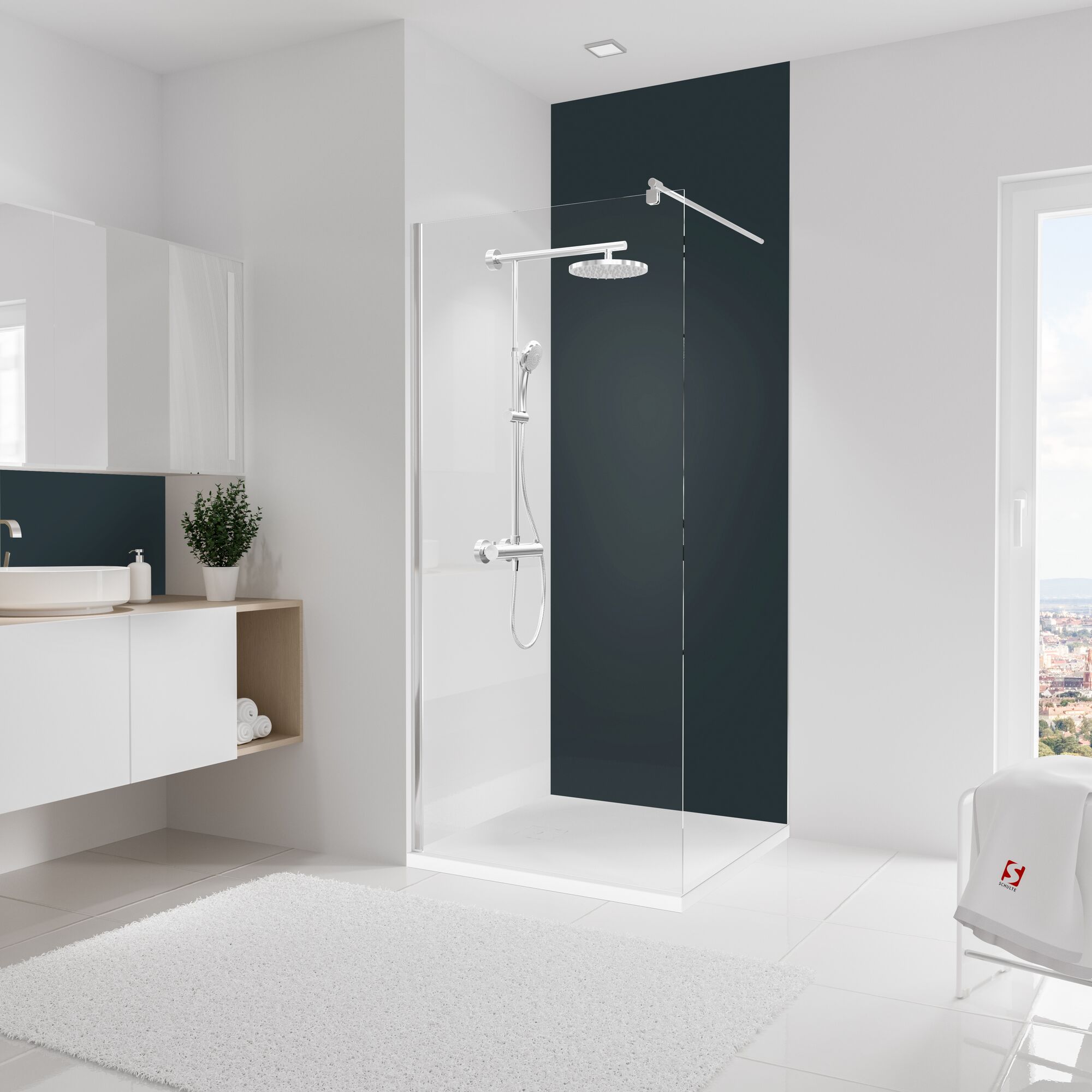 Badezimmer mit Dusche